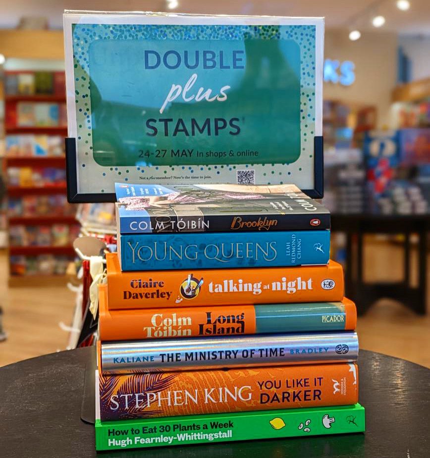 To celebrate the bank holiday we’re offering double stamps for all plus members on purchases made before midnight on Monday! Come down and treat yourself, there’s lots to choose from including these amazing recommendations from our booksellers! #Waterstones #DoubleStamps