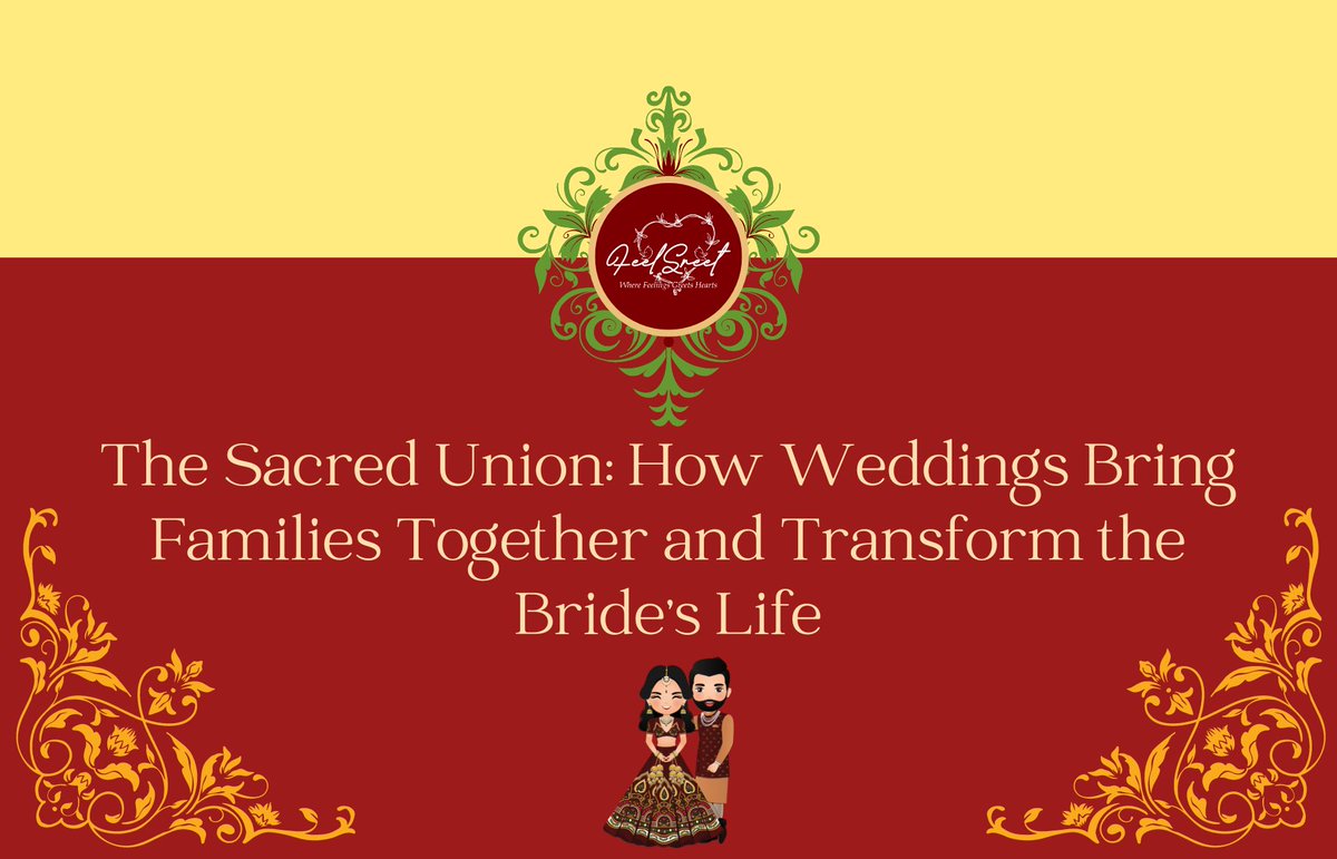 Are you married? Find out how a Wedding unites 2 families and transforms the bride's life forever. #weddingceremony #feelgreet #brideandgroom feelgreet.in/the-sacred-uni…