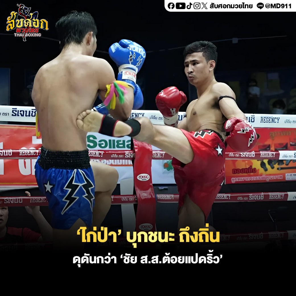 mwythy69861's tweet photo. #ดุดันกว่า
คู่เอกศึกมวยดีวิถีไทย อาทิตย์นี้!!

‘ไก่ป่า พ.วิเศษย��มส์’ อาศัยความแข็งแกร่ง เดินฝ่าวงแข้งของรุ่นพี่เจ้าถิ่น ชนะคะแนน ‘ชัย ส.ส.ต้อยแปดริ้ว’ ไปแบบสนุกขาดลอยท้ายๆ

#มวยไทย #ข่าวมวย #ศึกมวยดีวิถีไทย #จ้าวลู่ซื่อ #อุบัติเหตุ #muaythai #muay #ชลยุรี #ทักษิณ #สับศอกมวยไทย https://t.co/99QPNLaiMq