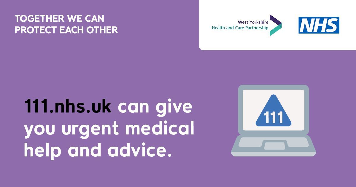 If you need medical help over the bank holiday weekend, but it’s not an emergency, use 111 online first.

You’ll be directed to the right care for your needs ✔️ 

Visit ➡ 111.nhs.uk
