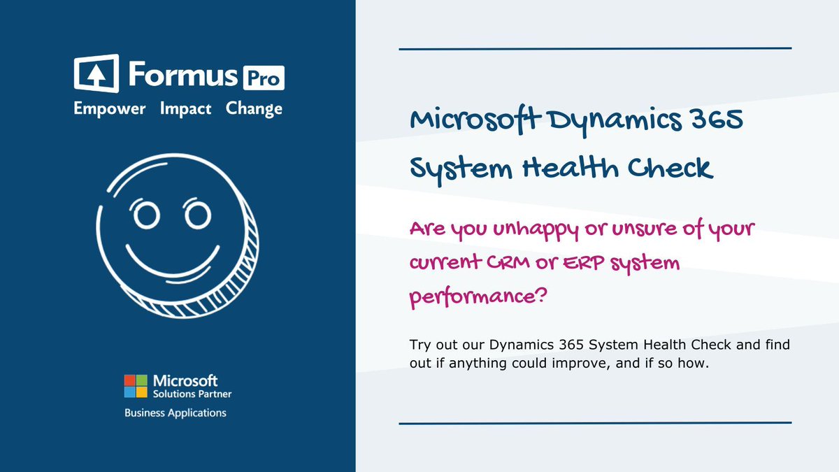 FormusPro's tweet image. Post #implementation you can often lose sight of why you started your #DigitalTransformation journey, and things often begin to slow down. Our #SystemHealthCheck is designed to ensure you map out how to keep growing your systems in the future. 
formuspro.com/what-we-do/dyn…