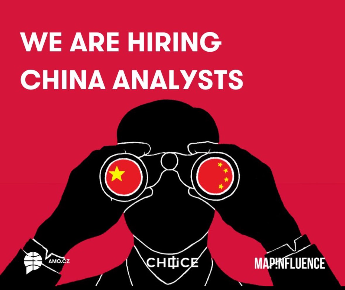 📣 Exciting news! After 7 years, we’re #hiring 2 China analysts! One specializing in domestic politics, the other in economy. Join our team at @AMO_cz and @chinaobservers. Don’t follow us, join us! 🌟 More details: amo.cz/en/association…