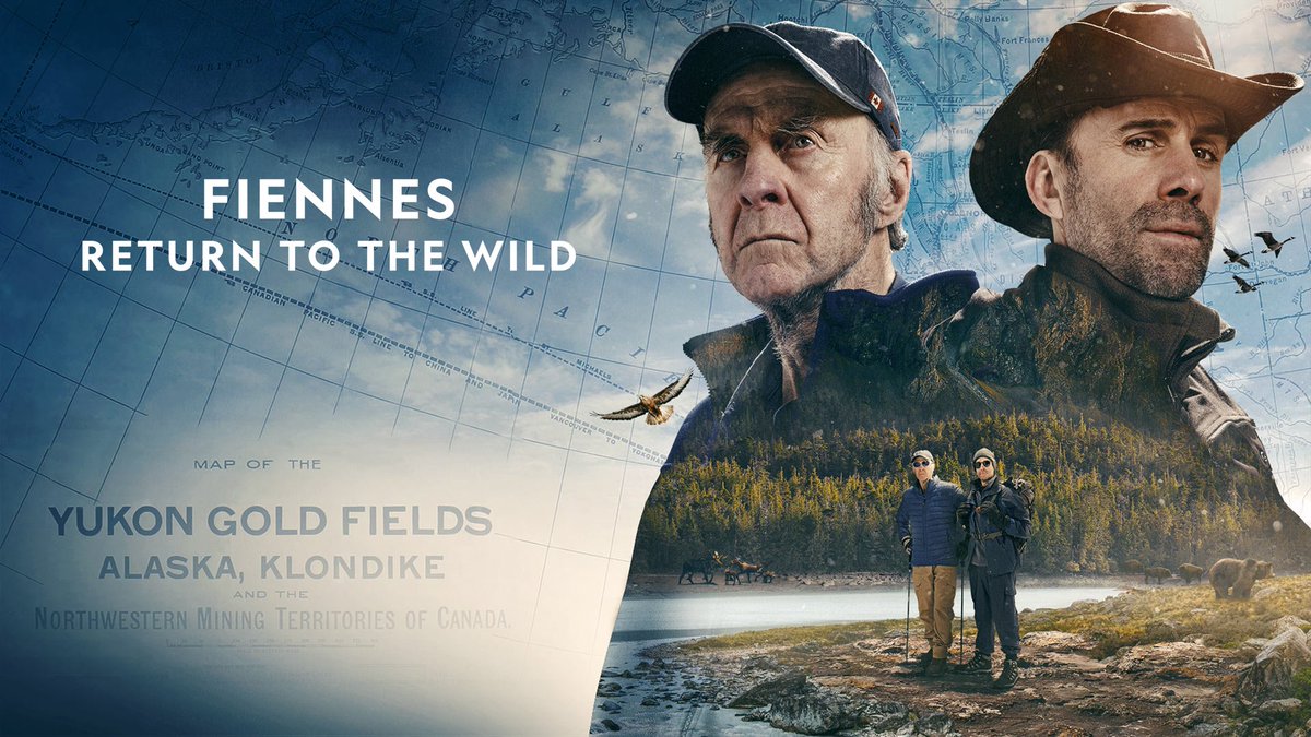 Join the world's most famous explorer Sir Ranulph Fiennes and his cousin Joseph Fiennes as they journey through the Canadian wilderness. 🌎 Fiennes Return to the Wild premieres today on @NatGeoUK WILD at 8pm, channel 182.