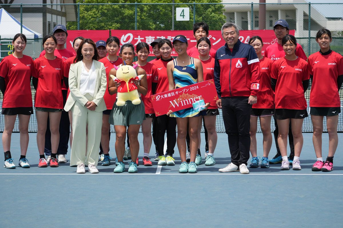 ～日本から世界へ！～国内国際大会2024表彰写真◎女子｜PHOTOアルバム | テニスマガジンONLINE｜tennismagazine.jp tennismagazine.jp/article/detail… 

👏😊🏆😊👏

#テニス
#Tennis
#ITF
#ITFワールドテニスツアー
#ITFWorldTennisTour
#W15FUKUI
#W15福井大東建託オープン
#JWT50