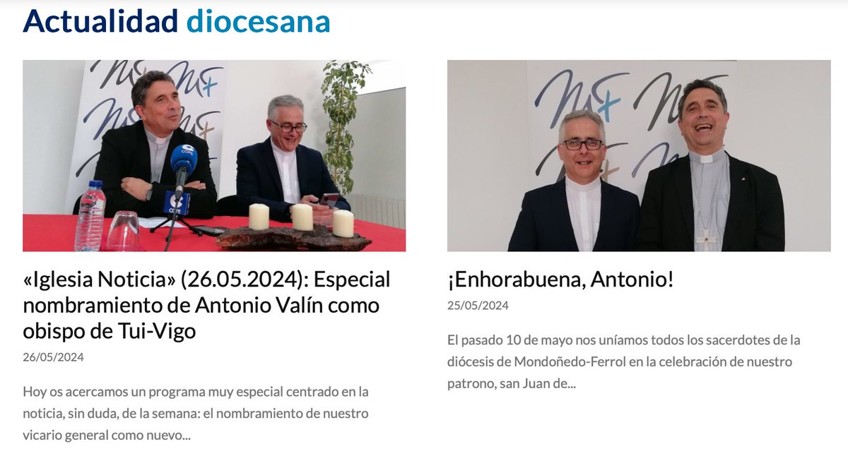 pastoralsaudemf's tweet image. #Parabéns #Valín
Inmensa gratitude a Antonio #Valín polo teu permanente #testemuño do #AMOR que é #entrega pola causa do #Evanxeo
#GRAZAS a #Deus por escollerte 
#GRAZAS #Valín polo teu #sí confiado 
Grazas por tanto‼️
Rezamos🙏🏽
@pastoralsaudemf @mondonedoferrol @UpFoz @dtuivigo