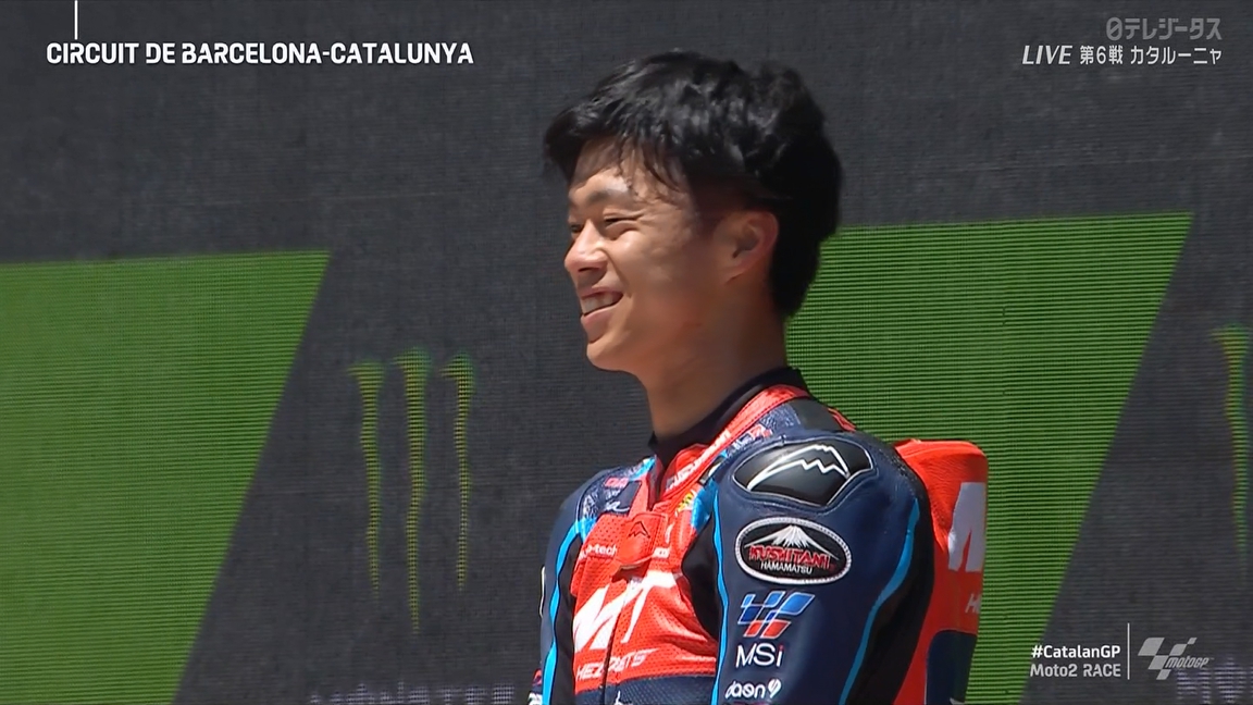 笑顔の小椋くんに、KIMIGAYO きたぁぁ
#MotoGP_jp