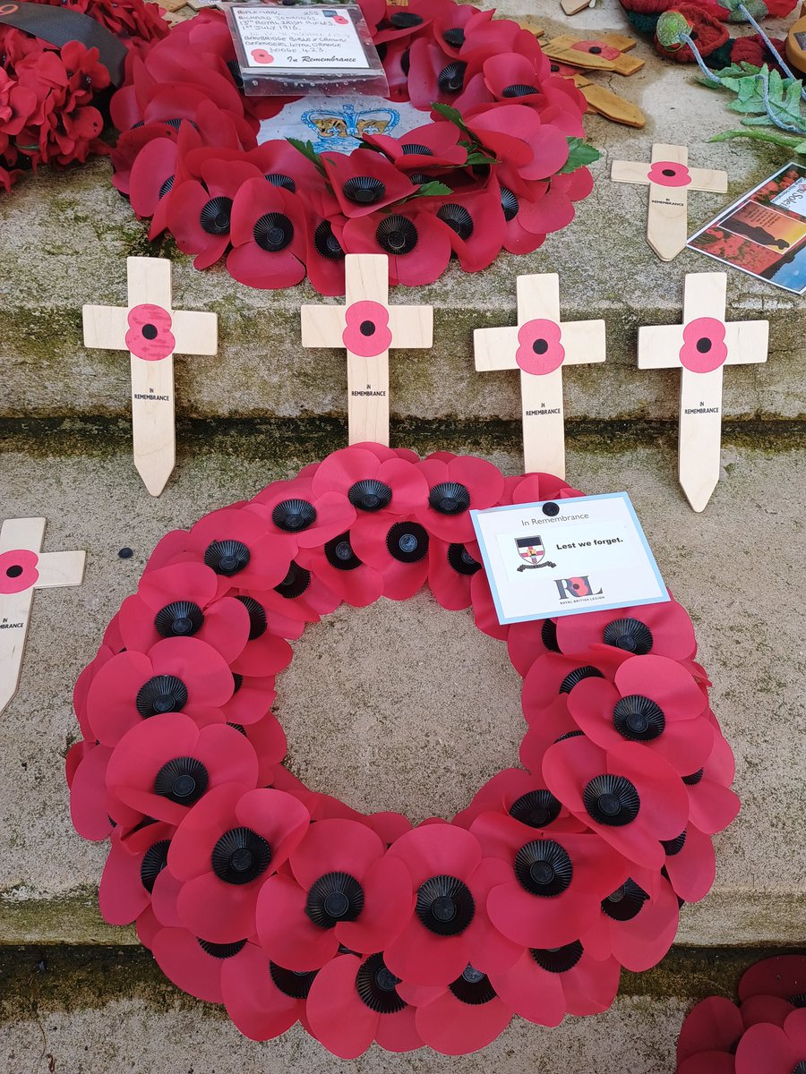 KTSHistory's tweet image. Ciara read In Flanders Field, allowing us to remember Friday's visit to the dressing station where it was written. Elsie laid the wreath, with thoughts of her relative Joseph Prudhoe Thompson who fought and died in France. Lest we forget.