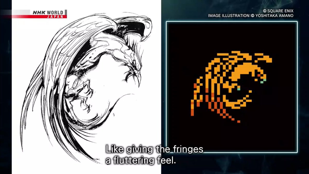 Kazuko Shibuya (@Skazuko) translated Yoshitaka Amano's art into