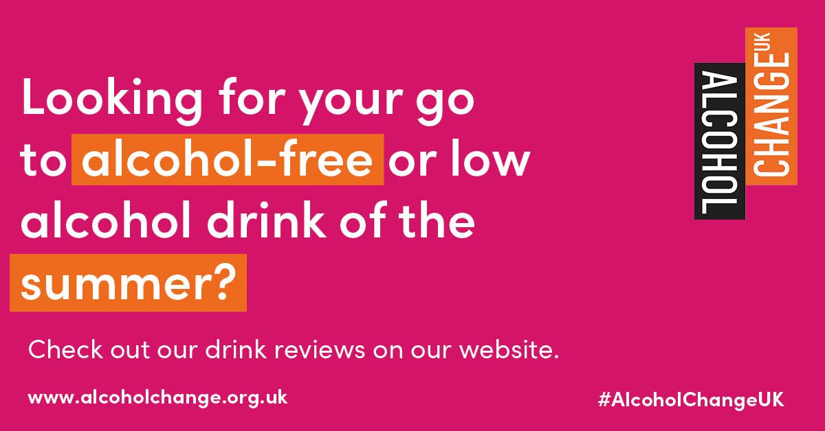 Summer is pending!☀️ Looking for your go to alcohol-free or low alcohol drink of the summer? We've got you covered! Check out our blog for some delicious options👉 alcoholchange.org.uk/blog/2023/five…