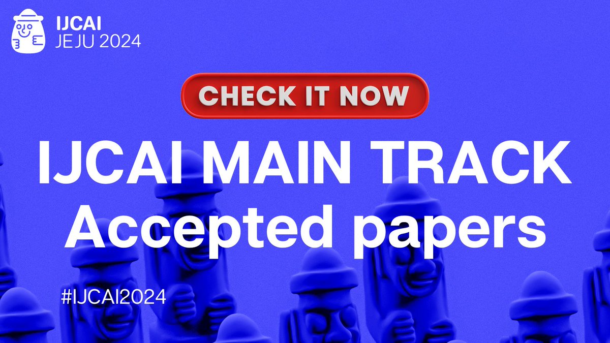 #papers Check out the accepted papers for IJCAI 2024 #IJCAI2024 main track! #AI #ArtificialIntelligence #Research #Innovation