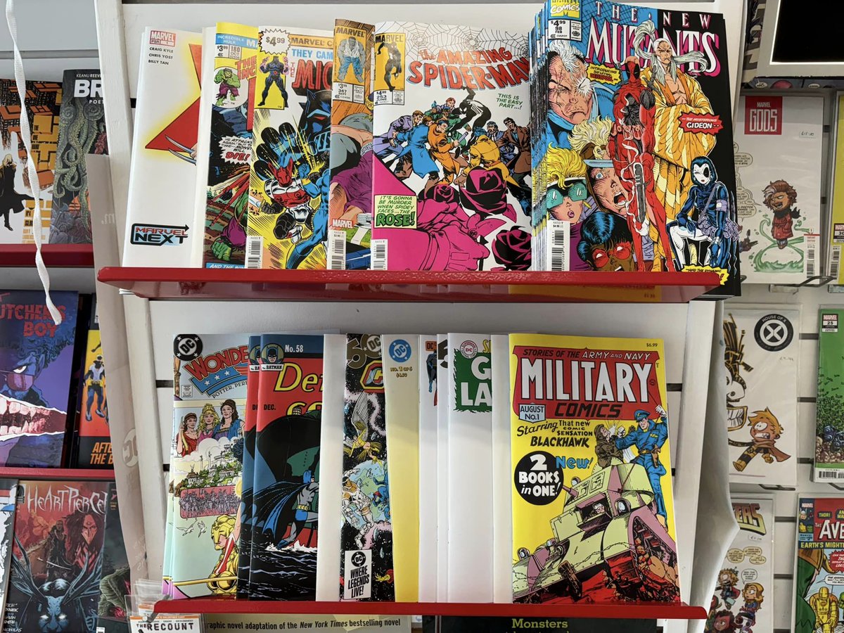 We have you covered this #BankHolidayWeekend with the greatest gift of all... #comics! We have some amazing books on the FROG BROS shelves, so don't butcher your hopes of a good weekend! No miracles are needed for a good time, just comics! #ReadComics #LoveComics #TreatYaSelf
