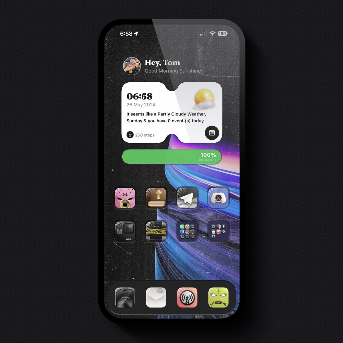 tombowie's tweet image. Beautiful #Widgy #StackView by @Kmokhtar79 - you can grab here 👉🏼 aryamod.gumroad.com/l/StackView
#Apple #iOS1751 #iPhone15PM
#TeamNatty #NoJailBreak #Widgy #MockupM #ShowAE #Layerize
@SeanKly
@TeboulDavid1
@ThemesOnFire
@FAlhmma
@Attairdu57slm