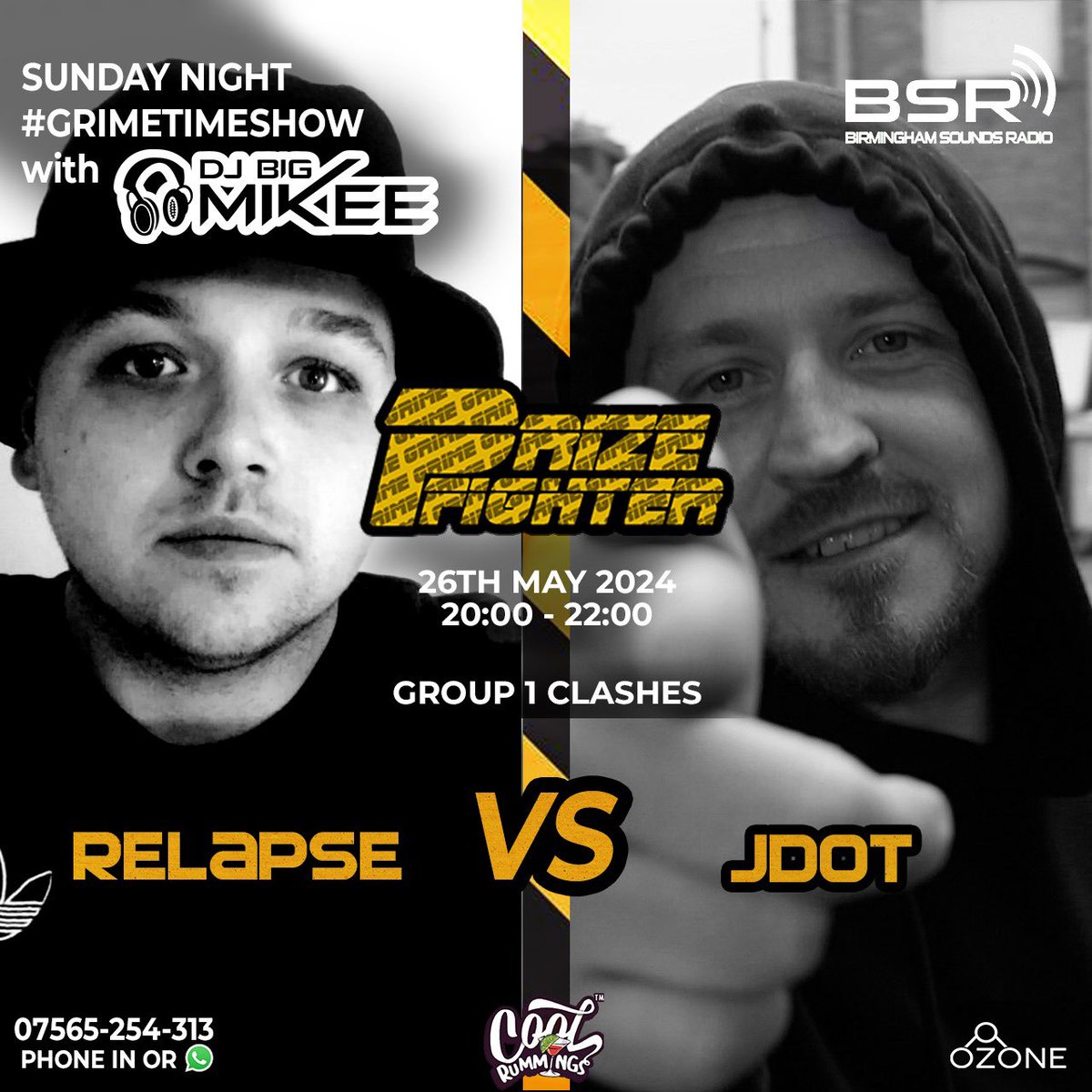 Big Mikee (@djbigmikee) on Twitter photo Tonight is gonna be a mazza, 2 semi final places on the line. The rescheduled clash Afrodon Vs Rygwan & Relapse Vs JDot both clashes from group 1 & 2 happening tonight 8pm - 10pm on <a href="/BrumSoundsRadio/">Birmingham Sounds</a>
Also got plenty of brand new Music to play #Grime π₯π₯π₯π₯π₯π₯ππππ Tonight is gonna be a mazza, 2 semi final places on the line. The rescheduled clash Afrodon Vs Rygwan & Relapse Vs JDot both clashes from group 1 & 2 happening tonight 8pm - 10pm on <a href="/BrumSoundsRadio/">Birmingham Sounds</a>
Also got plenty of brand new Music to play #Grime π₯π₯π₯π₯π₯π₯ππππ