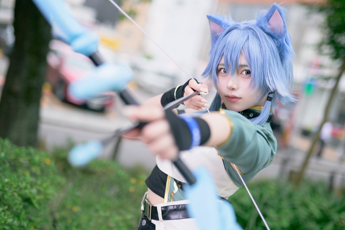 cosplay】 ソードアート・オンライン (ALO) ／ シノン model: むめい