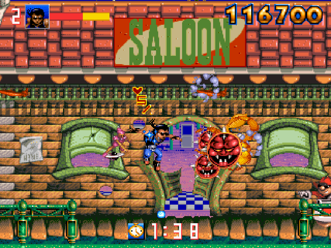 BuscandoElWarp's tweet photo. El juego del día: #BiomechanicalToy (#Arcade)
Creador: #ZeusSoftware 1995
¡Yaya sopesa me lleve con esta joya!. Un juego bien logrado en donde el criminal llamado Scrubby ha escapado por intentar robar el Péndulo Mágico que da vida a los juguetes, el héroe Inguz debe recuperarlo. https://t.co/vL8KNrB5SG