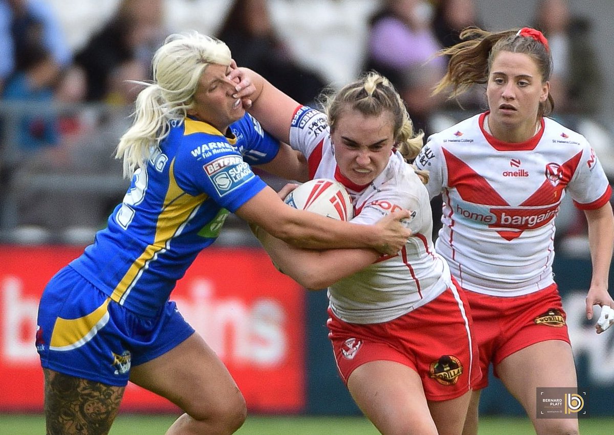 There was no stopping this kid on Friday night @saints1890women v Leeds @SuperLeague @TheRFL @paigetr38477665