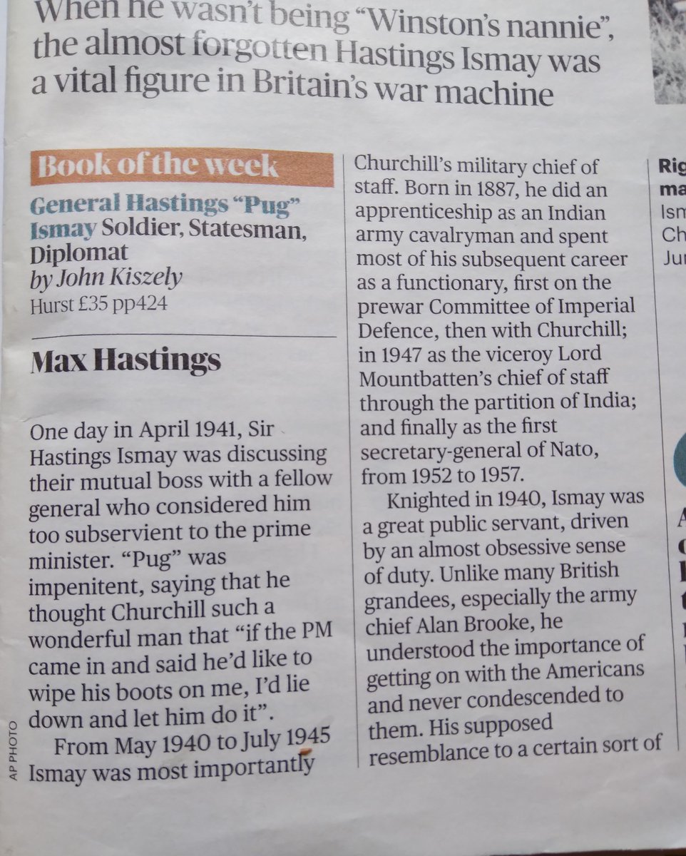 Simply delighted to see the Sunday Times `Book of the Week`! bit.ly/3QWvQ16