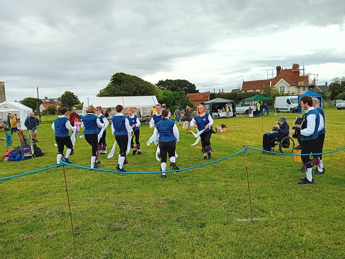 Supporting the local community in Southwold with a visit to @SouthwoldLions fete. There was #morrisdancing too!