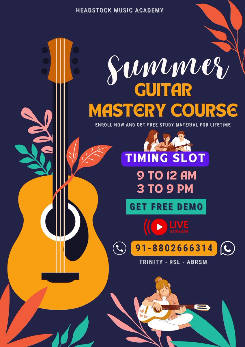 🎸 Admission Open 🎶

facebook.com/share/v/VU4WBd…

#guitarlife #musiclovers #guitarist #learnguitar #guitargoals #musiceducation #guitarcommunity #strumandpick #guitarlessons #playguitar #rockon #musicislife #guitarskills #guitarpassion #guitarsolo #musicianlife #guitarteacher