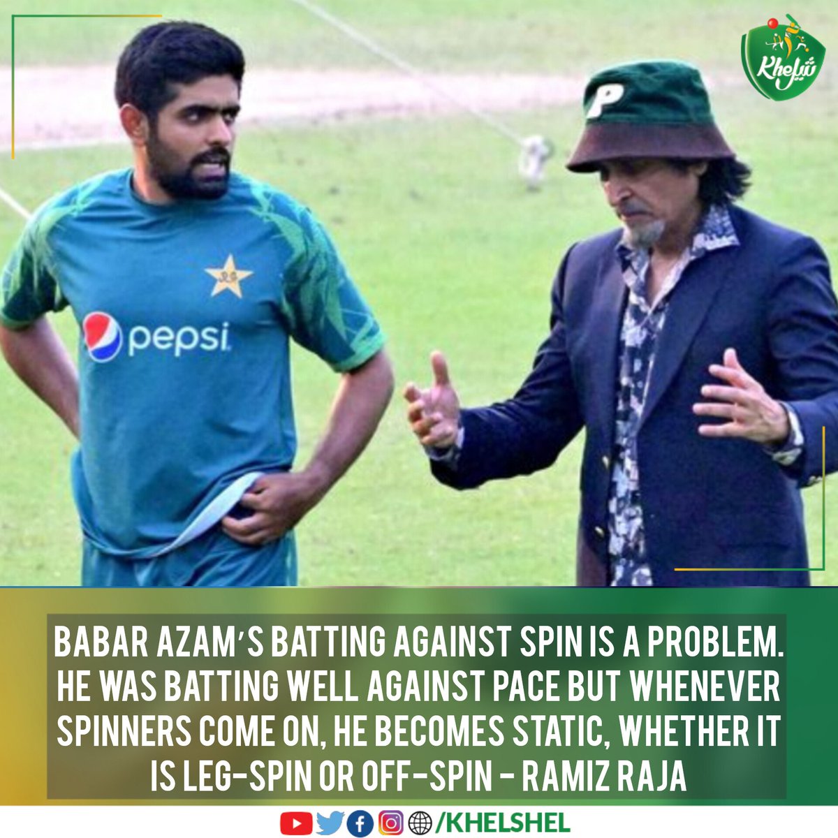 Ramiz Raja highlights Babar Azam's batting issues against spin, do you agree? #ENGvPAK | #Cricket | #Pakistan | #RamizRaja | #BabarAzam | #Edgbaston | #England