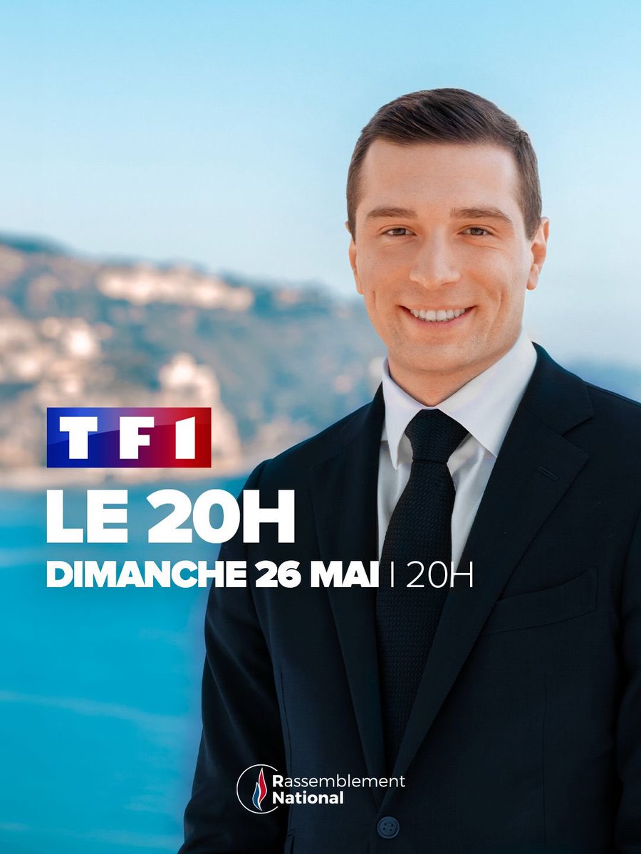 Rendez-vous ce soir dans #Le20h de @TF1 ⤵️