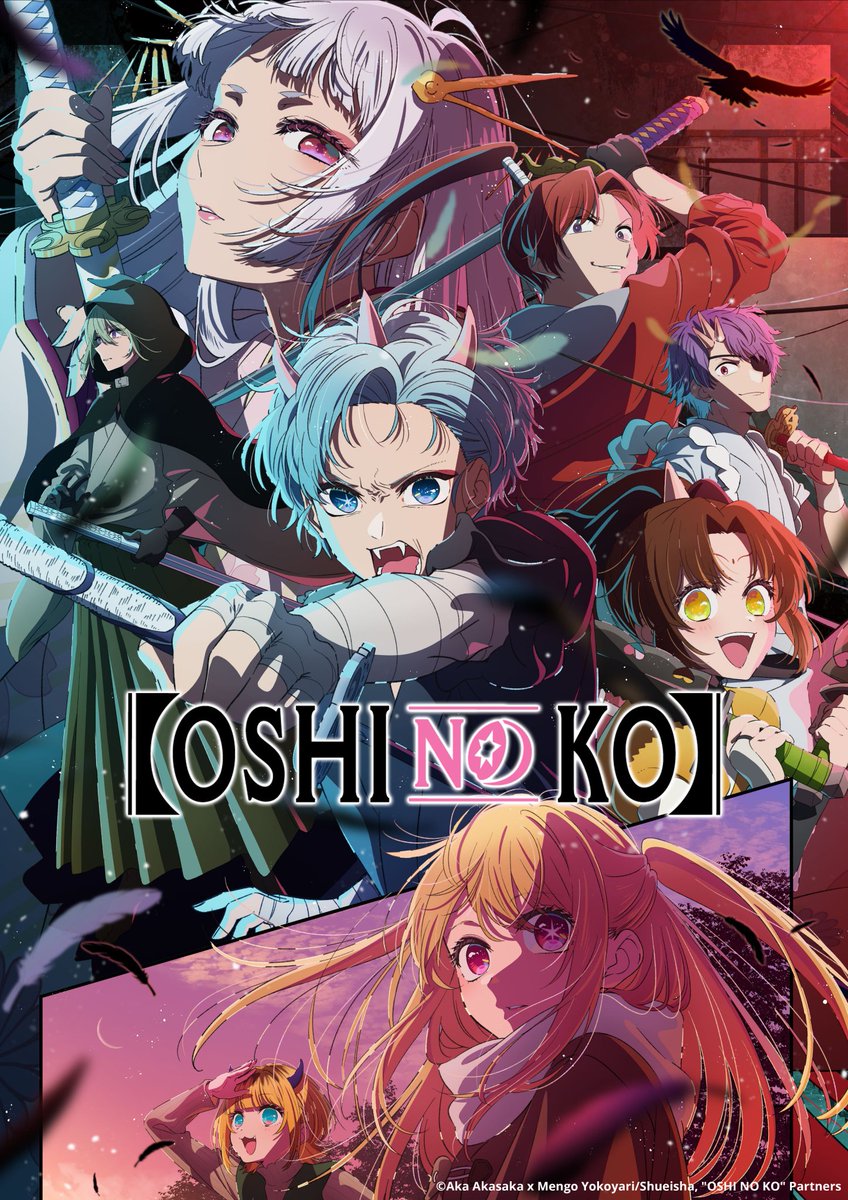 🚨 Novo visual da 2ª temporada de OSHI NO KO! 

O anime retorna no dia 3 de julho.