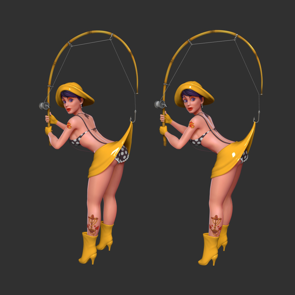Pin-up girl
#3dcharacter