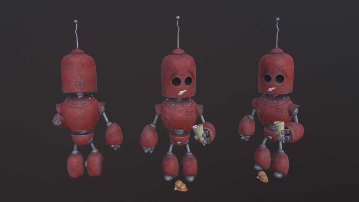 Sad robot
#3dcharacter