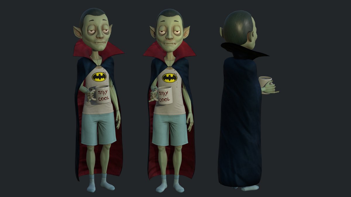 Tired dracula
#3dcharacter