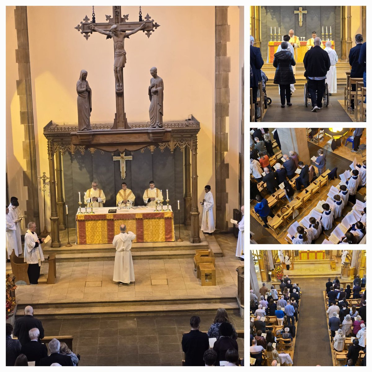 Really lovely to have the choir of @stgwindsor with us this morning. And here's @crispin_pailing's sermon for Trinity Sunday, all about Christian identity. livpc.co.uk/wp-content/upl…