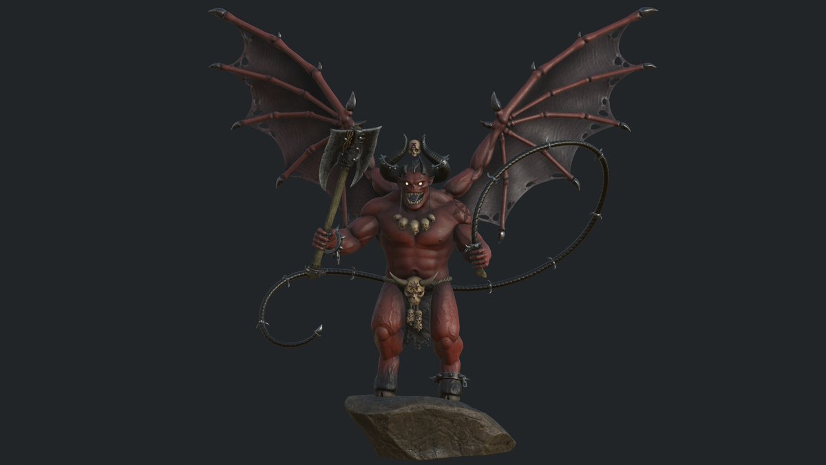 For the Khorne!
#3dcharacter