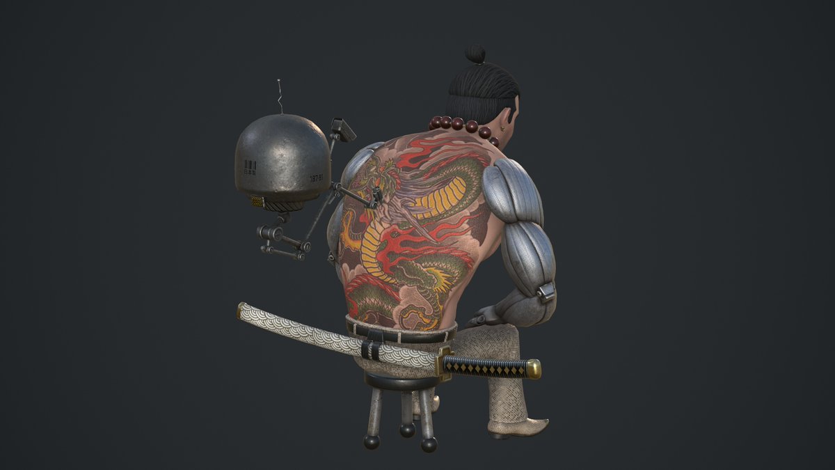 Cyberpunk yakuza
#3dcharacter