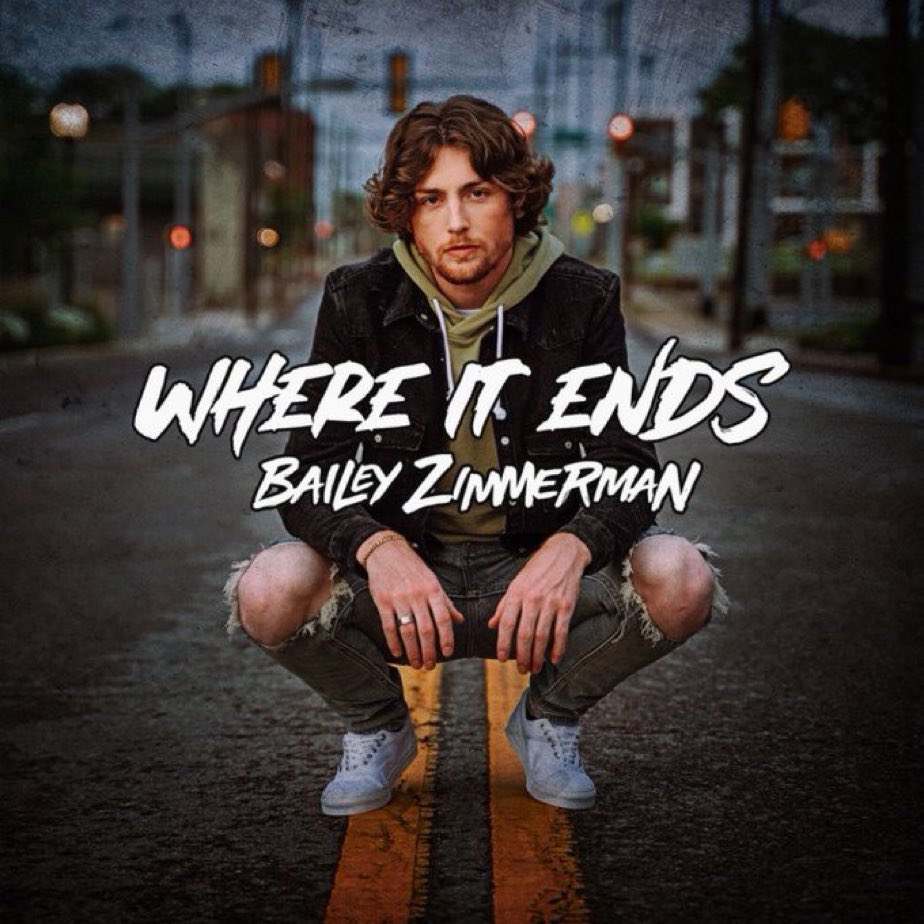 .@baileyzimmerman’s “Where It Ends” is officially #1 on this week’s published US Country Radio (Mediabase) chart, becoming his 4th career chart-topper. 

Congratulations, Bailey 🎉