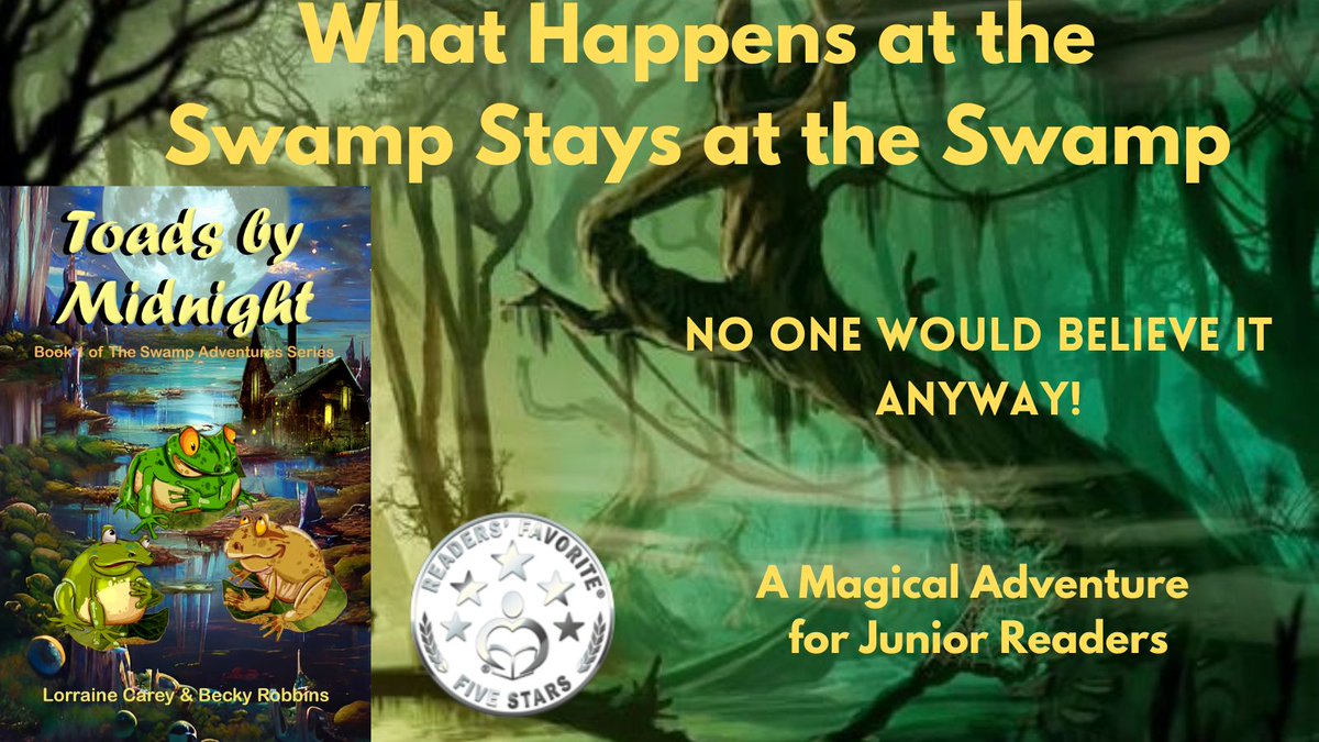 So School's out- this is a great read for summer! Three fourth-grade boys were playing baseball and video games just days ago, but tonight they’ve been mysteriously transformed into toads in a nearby swamp set in New Orleans! A great read for ages 8-12! #childrensbooks