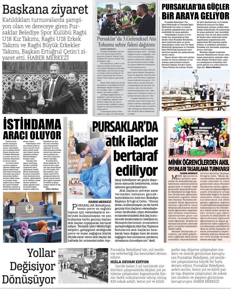 Basında Pursaklar📰 @Ertugrulcetin06 #pursaklar #press #news #NewsBreak #Newspaper #haberler #haber #basın
