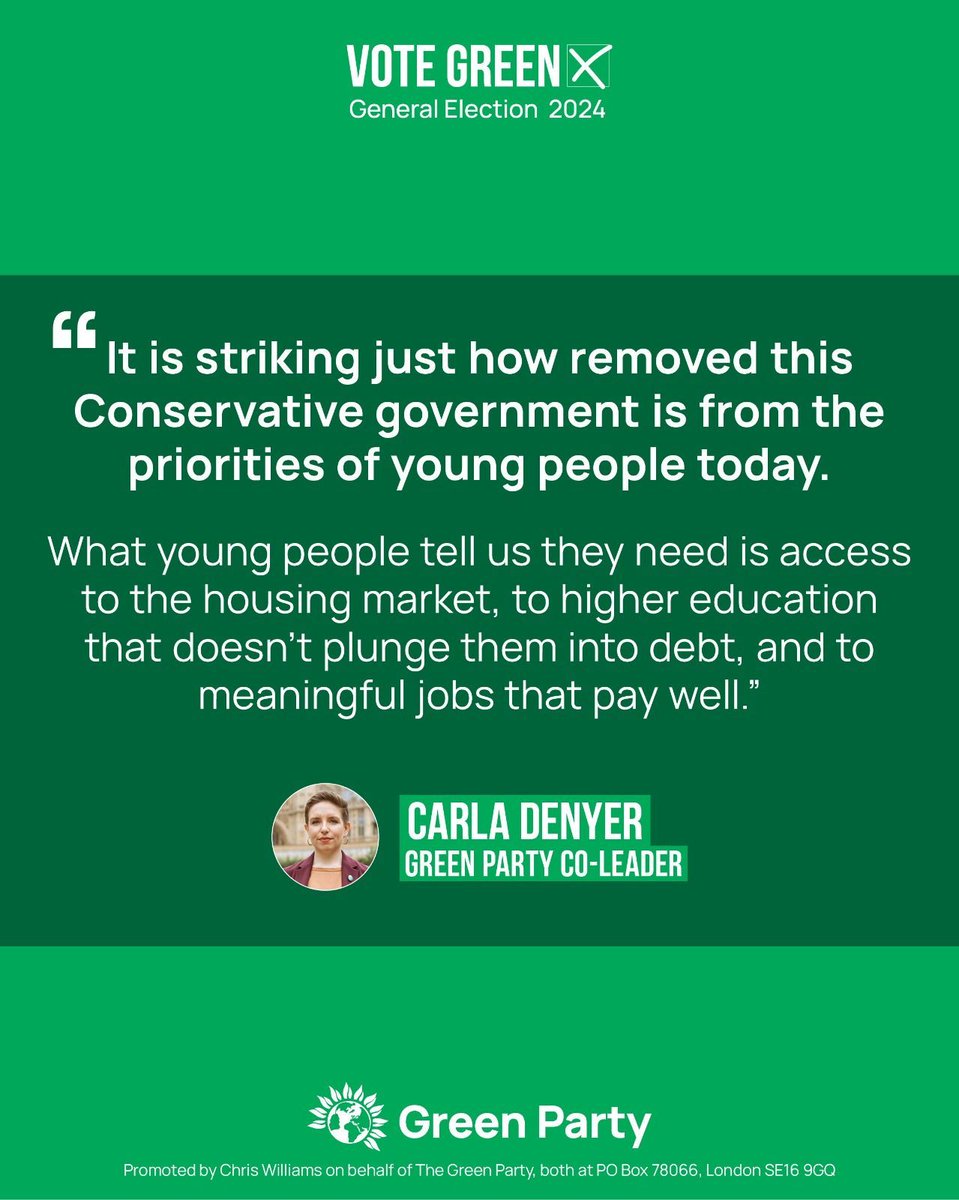 💬 “This policy is not what our military needs and it certainly isn’t what our young people need.” @carla_denyer reacts to the news that The Conservatives plan to bring back national conscription 😳