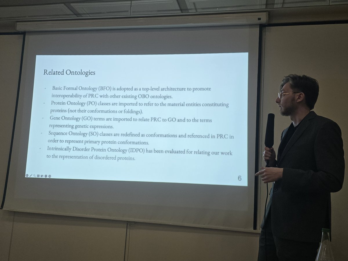 Giacomo De Colle from 'Department of Biomedical Informatics, University at Buffalo, Buffalo (NY), US' is presenting his work title 'Modelling the EGFR through the Protein Conformation Ontology' at 7th International Biomedical Data Analytics Workshop @sewebmeda @eswc_conf