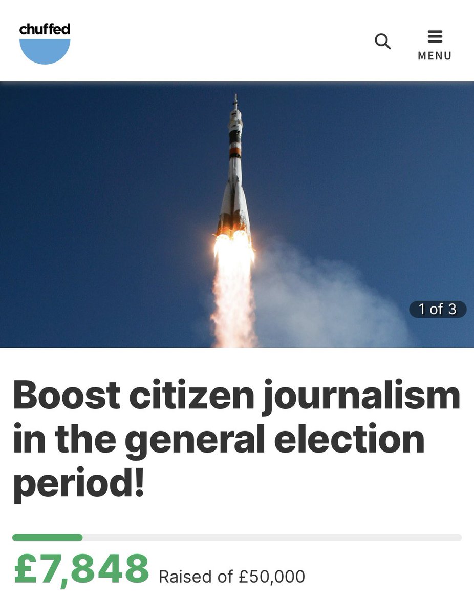 Right! It’s time to boost the Bylines Network to get more citizen voices & citizen journalism into the general election discourse! We’re doing a huge tech upgrade. Help out here! 👉 chuffed.org/project/ng7b7x…
