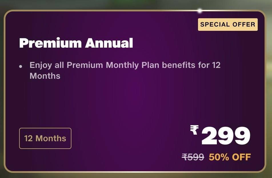Jio Cinema introduces new ₹299 yearly plan.