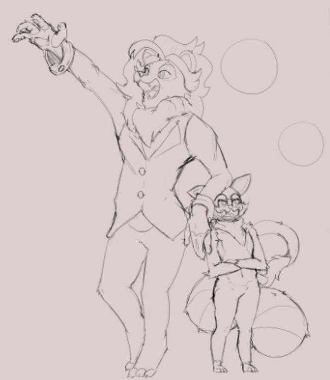 DTTArt's tweet photo. Two mascots one loves everything and the other loves everything but the other one https://t.co/Tbe7dKgLdZ