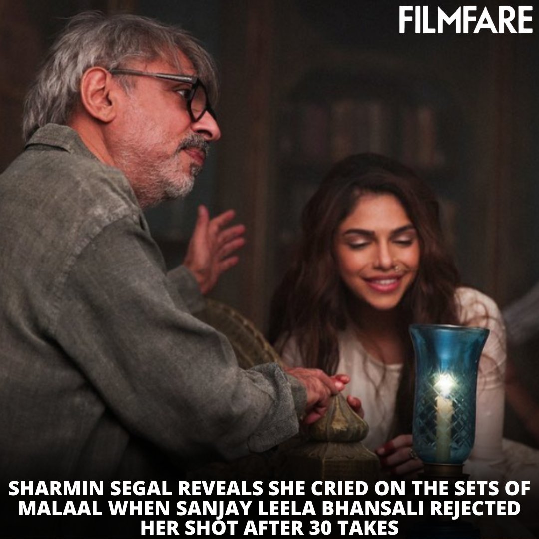 #SharminSegal recalls doing 30 takes for a shot while filming for her debut #Malaal.🎬 #News
