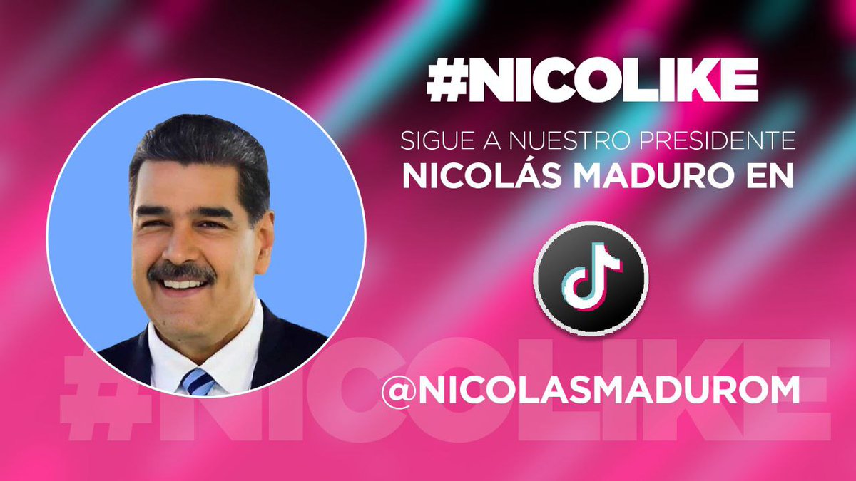 #ÚNETE📲| ¡Juntos podemos romper barreras! Conéctate a las redes del Presidente <a href="/NicolasMaduro/">Nicolás Maduro</a> y sumemos fuerzas para acabar con la censura 👉tiktok.com/@nicolasmaduro…

#NicoLike