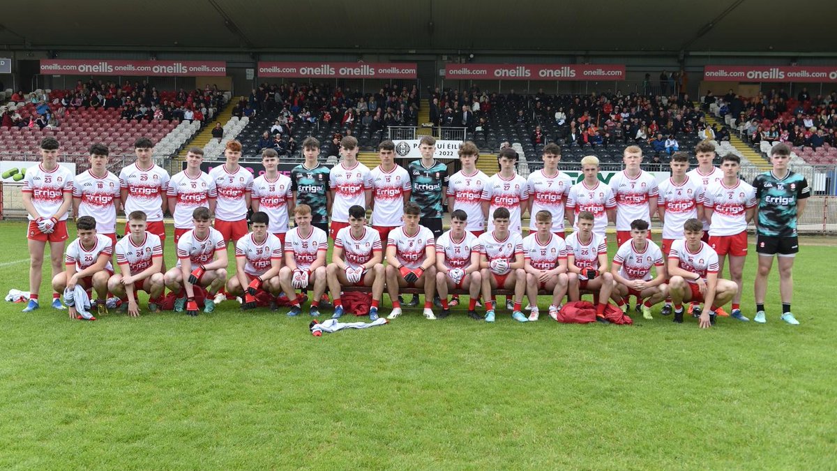 The @Armagh_GAA 🟧⬜️ & @Doiregaa ⬜️🟥 teams at @ONeills1918 Healy Park ahead of 1pm throw-in 🏐

#Ulster2024 #ThisIsMajor