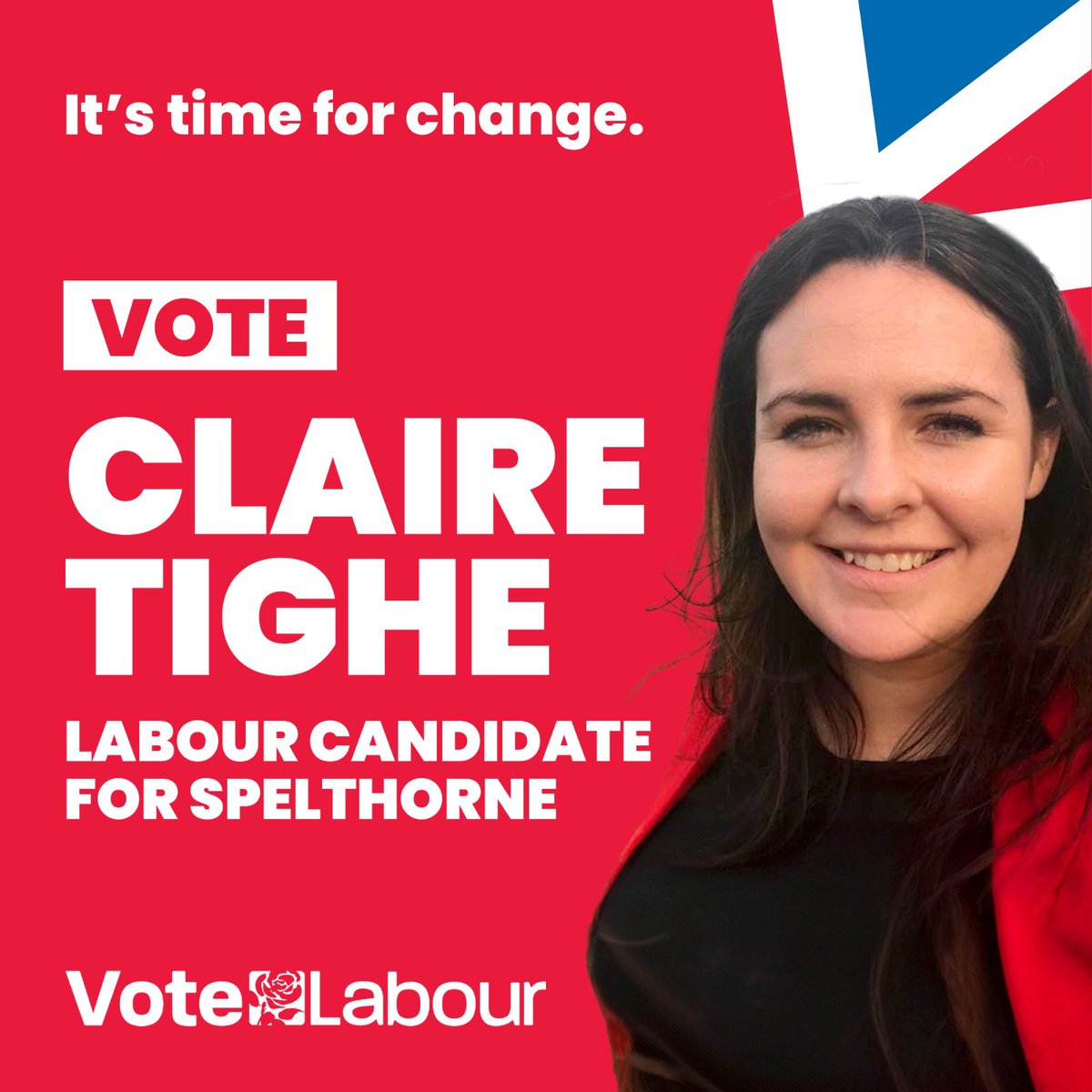 We are pleased to officially announce our General Election candidate is Claire Tighe @claire_tigher An excellent candidate who can be the first Labour MP for Spelthorne since 1945. #VoteLabour #Spelthorne
