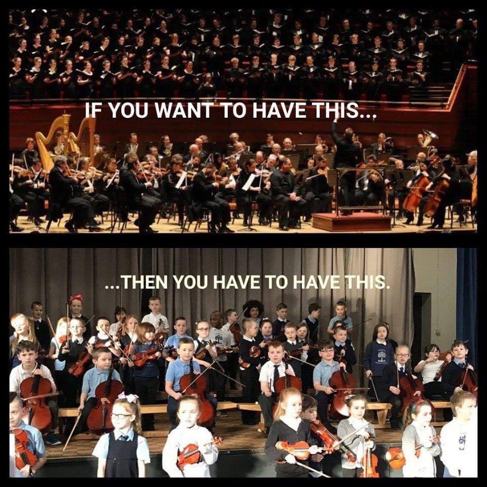 PaulMealor's tweet photo. #Music for #children is SOOOO important and music #tuition is under attack at every corner! Please support music for children. By doing this you are supporting the future of our amazing #creative #industries which bring employment, investment, enjoyment and fulfillment to all! https://t.co/99B4uyqq2k