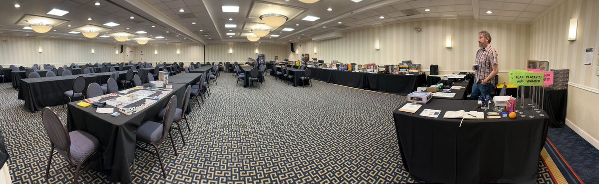 HeavyCardboard's tweet photo. The calm before #HeavyCon7 Day 4! What #games would you play first? https://t.co/cGii1Kw6oe