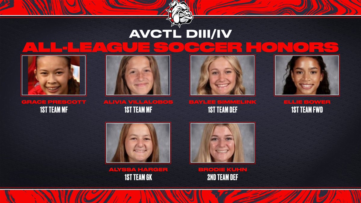 Congrats to these Bullpup Soccer players for earning AVCTL All-League Honors! #bullpupnation