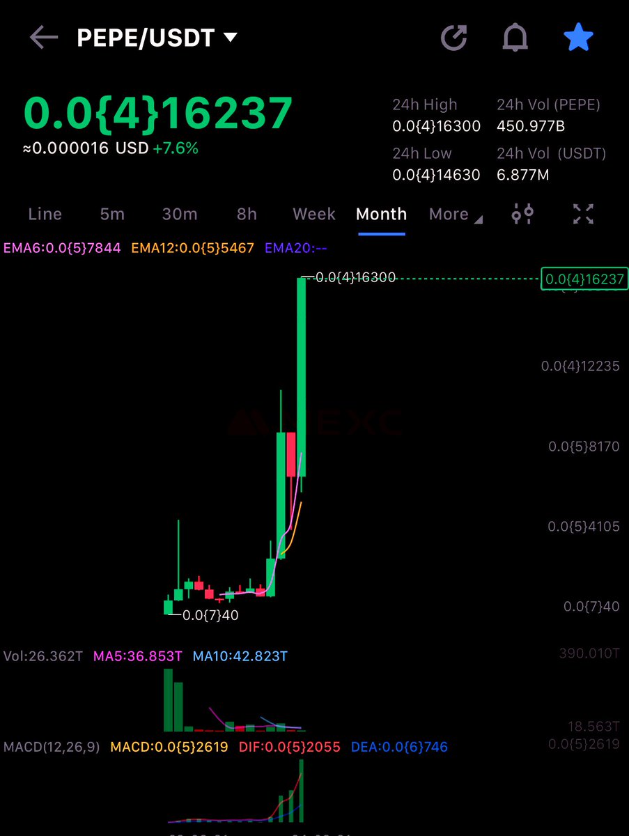 BREAKING NEWS $PEPE Just hit a New ATH