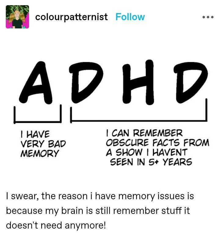 ADHD Memes tweet media