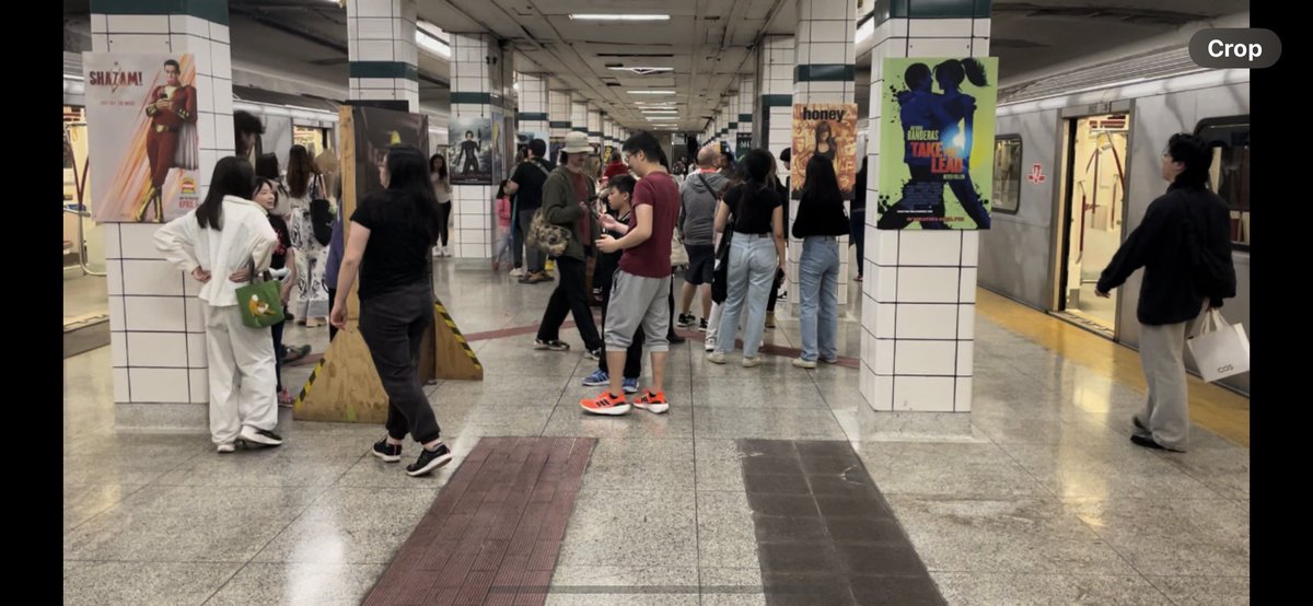 Lower Bay (Ghost) subway station is always a hidden gem on TTC — except during Doors Open Toronto where public can experience cool spot which hasn’t been operational since 1966 except for as a movie set. Be neat if they could put a red train there next year.